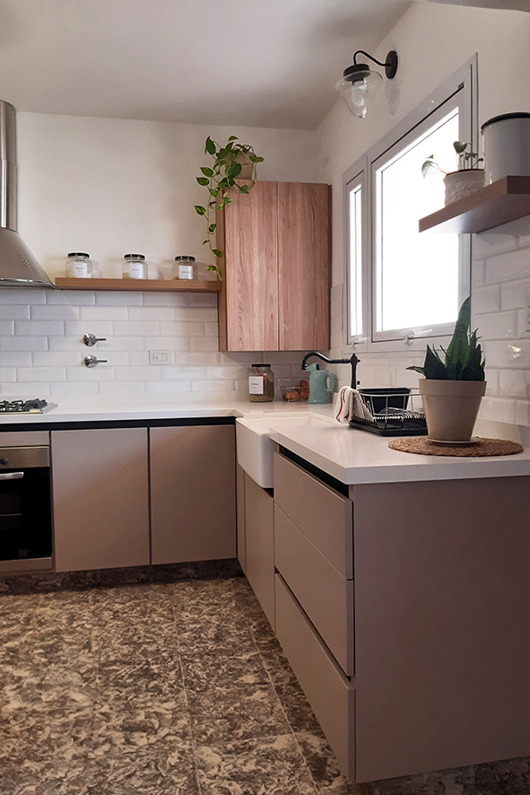 cocina azul